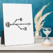 USB LOGO BAR CODE Computer Barcode Patroon Ontwerp Fotoplaat (Zijkant)