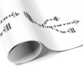 USB LOGO BAR CODE Computer Barcodepatroonontwerp Cadeaupapier (Rol Hoek)