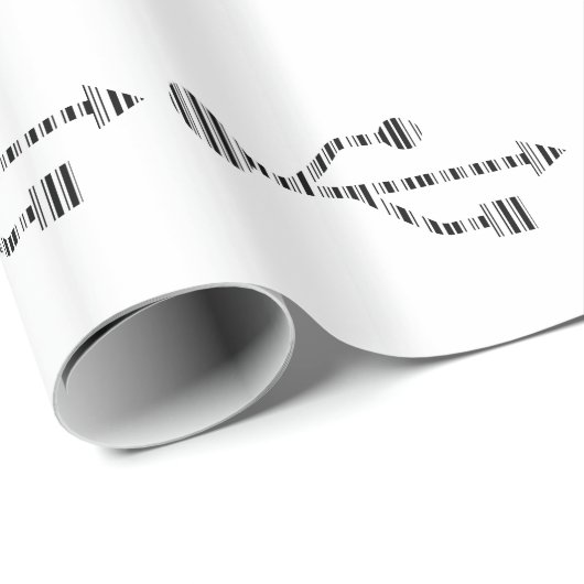 USB LOGO BAR CODE Computer Barcodepatroonontwerp Cadeaupapier (Rol Hoek)