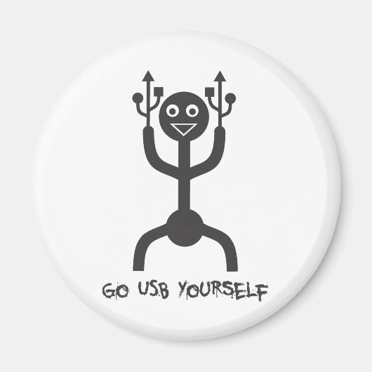 USB-Man Magneet (Voorkant)