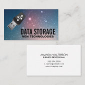 USB-station | Technische gegevensopslag Visitekaartje (Voorkant / Achterkant)