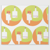 USB-stekker Cadeaupapier (Vlak)