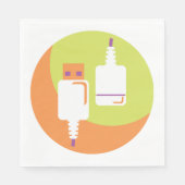 USB-stekker Servet (Voorkant)