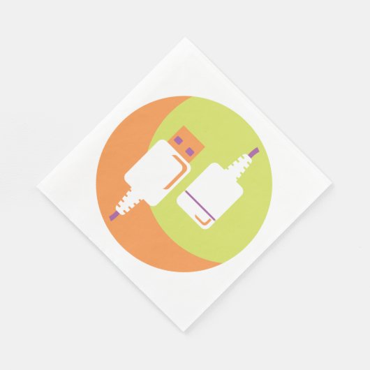 USB-stekker Servet (Hoek)