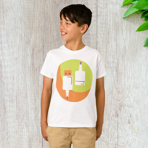 USB-stekker T-shirt