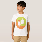 USB-stekkerpictogram T-shirt (Voorkant volledig)