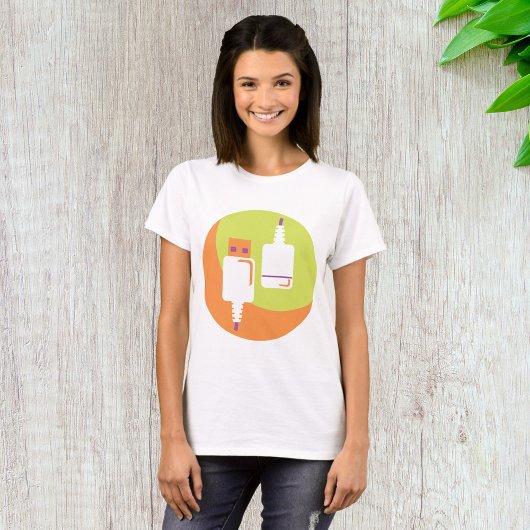 USB-stekkerpictogram T-shirt
