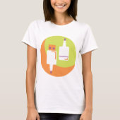 USB-stekkerpictogram T-shirt (Voorkant)