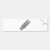 USB-stick Bumpersticker (Voorkant)