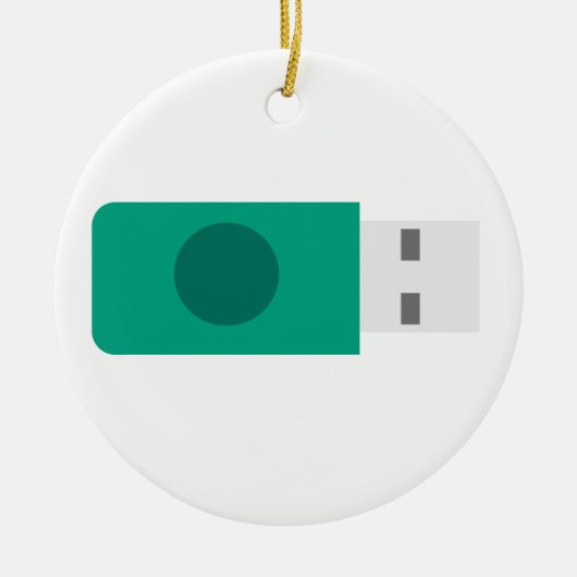 USB-stick Keramisch Ornament (Voorkant)