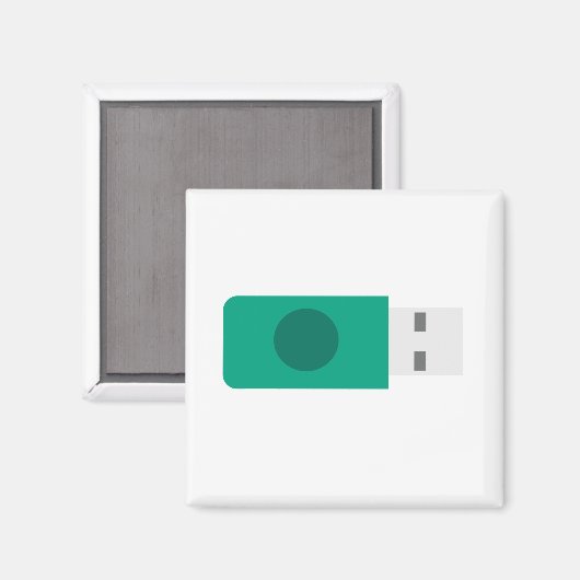 USB-stick Magneet (Voorkant / Achterkant)