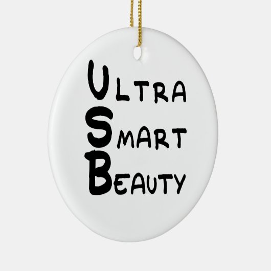 USB - Ultra Smart Beauty Keramisch Ornament (Rechts)