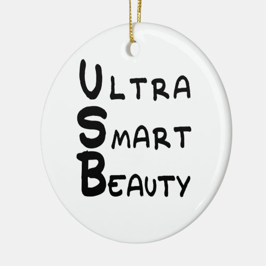 USB - Ultra Smart Beauty Keramisch Ornament (Links)