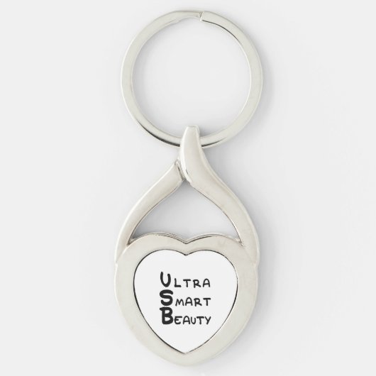 USB - Ultra Smart Beauty Sleutelhanger (Voorkant)
