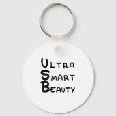 USB - Ultra Smart Beauty Sleutelhanger (Voorkant)