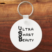 USB - Ultra Smart Beauty Sleutelhanger (Voorkant)