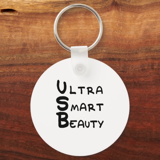 USB - Ultra Smart Beauty Sleutelhanger (Voorkant)