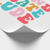 USC gebogen blok Logo met kardinaal goud Trojan 18 Cadeaupapier (Hoek)