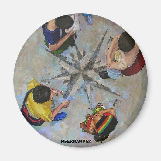 USCANDO EL NORTE MAGNEET (Voorkant)