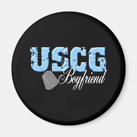 USCG99boyfriend2blk Magneet (Voorkant)