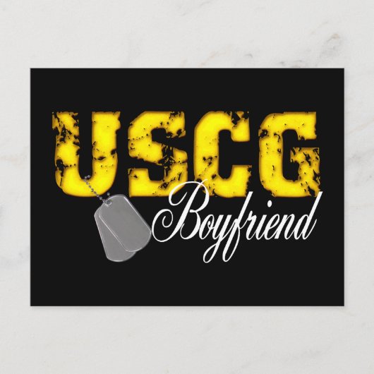 USCG99boyfriendblk Briefkaart (Voorkant)