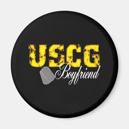 USCG99boyfriendblk Magneet (Voorkant)