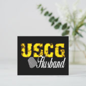 USCG99Husbandblk Briefkaart (Staand voorkant)