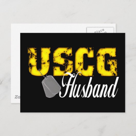 USCG99Husbandblk Briefkaart (Voorkant / Achterkant)