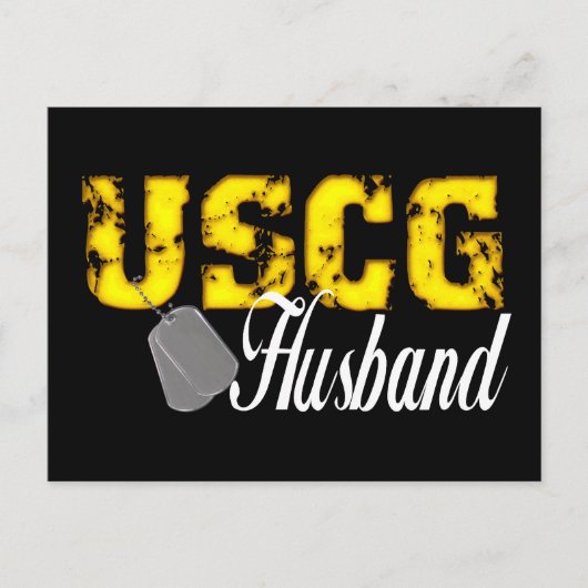 USCG99Husbandblk Briefkaart (Voorkant)