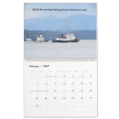 USCG "Bays" op de Hudson rivier 2018 Kalender (Feb 2027)