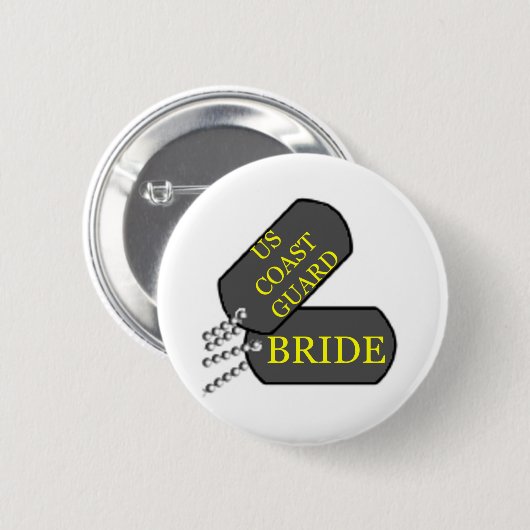 USCG Bride Ronde Button 5,7 Cm (Voorkant /achterkant)