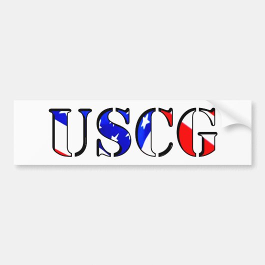 USCG-Bumpersticker Bumpersticker (Voorkant)