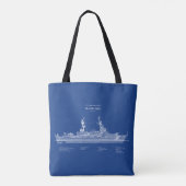 USCG Cutter Hamilton whec-715 - ABD Tote Bag (Achterkant)