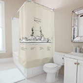 USCG Cutter Hamilton whec-715 - SBD Douchegordijn (In situ)