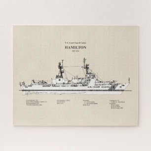 USCG Cutter Hamilton whec-715 - SBD Legpuzzel