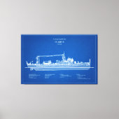 USCG Cutter Icarus wpc-110 - ABD Canvas Afdruk (Voorkant)