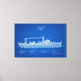 USCG Cutter Icarus wpc-110 - ABD Canvas Afdruk
