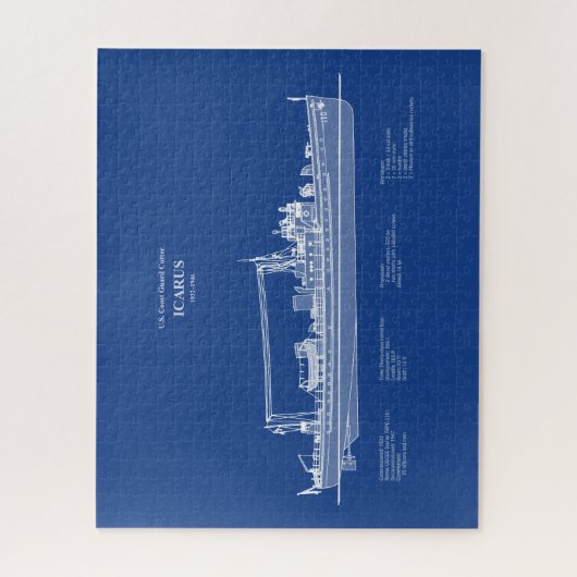 USCG Cutter Icarus wpc-110 - ABD Legpuzzel (Verticaal)