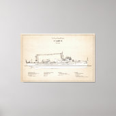 USCG Cutter Icarus wpc-110 - SBD Canvas Afdruk (Voorkant)