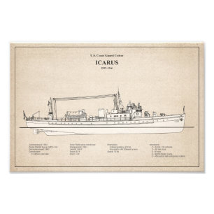 USCG Cutter Icarus wpc-110 - SBD Foto Afdruk