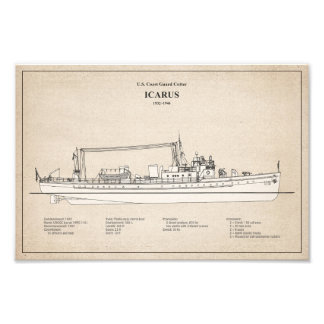 USCG Cutter Icarus wpc-110 - SBD Foto Afdruk