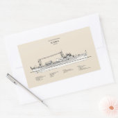 USCG Cutter Icarus wpc-110 - SBD Rechthoekige Sticker (Envelop)