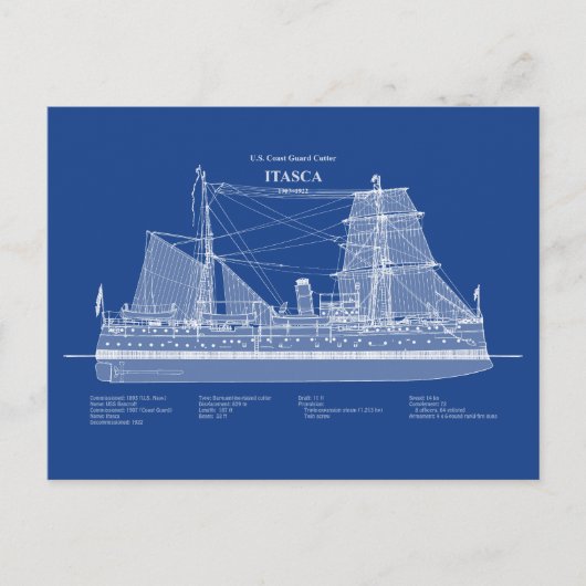 USCG Cutter Itasca - ABD Briefkaart (Voorkant)