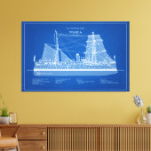 USCG Cutter Itasca - ABD Canvas Afdruk (Insitu (Woonkamer))