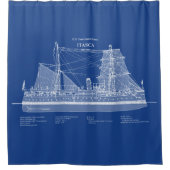 USCG Cutter Itasca - ABD Douchegordijn (Voorkant)