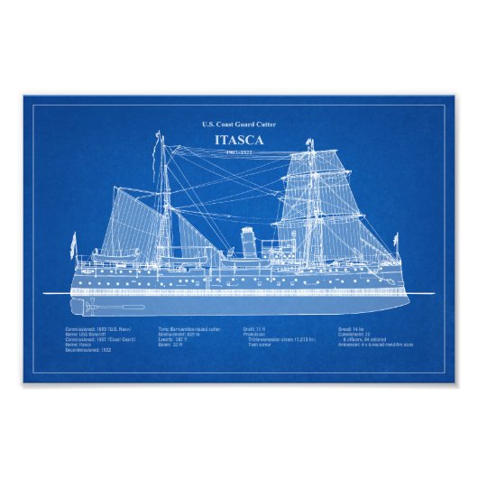 USCG Cutter Itasca - ABD Foto Afdruk (Voorkant)