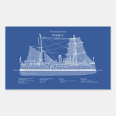 USCG Cutter Itasca - ABD Rechthoekige Sticker (Voorkant)