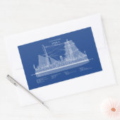 USCG Cutter Itasca - ABD Rechthoekige Sticker (Envelop)