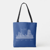 USCG Cutter Itasca - ABD Tote Bag (Achterkant)