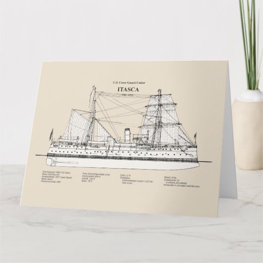 USCG Cutter Itasca - SBD Bedankkaart (Voorkant)